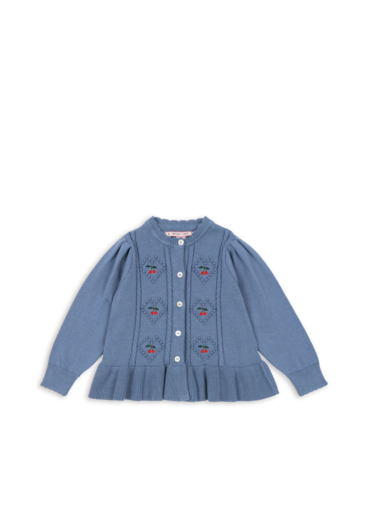 [Konges slojd] Soleil Cardigan Gots - Country Blue