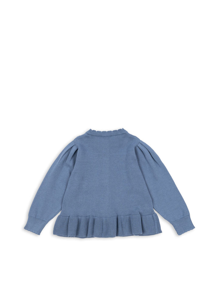 [Konges slojd] Soleil Cardigan Gots - Country Blue