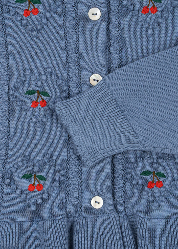 [Konges slojd] Soleil Cardigan Gots - Country Blue