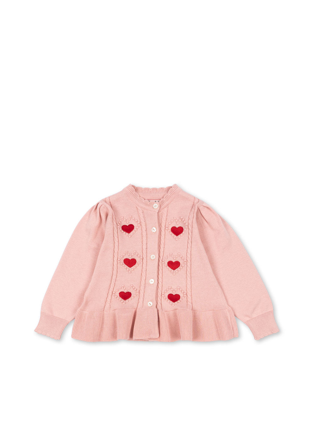 [Konges slojd] Soleil Cardigan Gots - Silver Pink