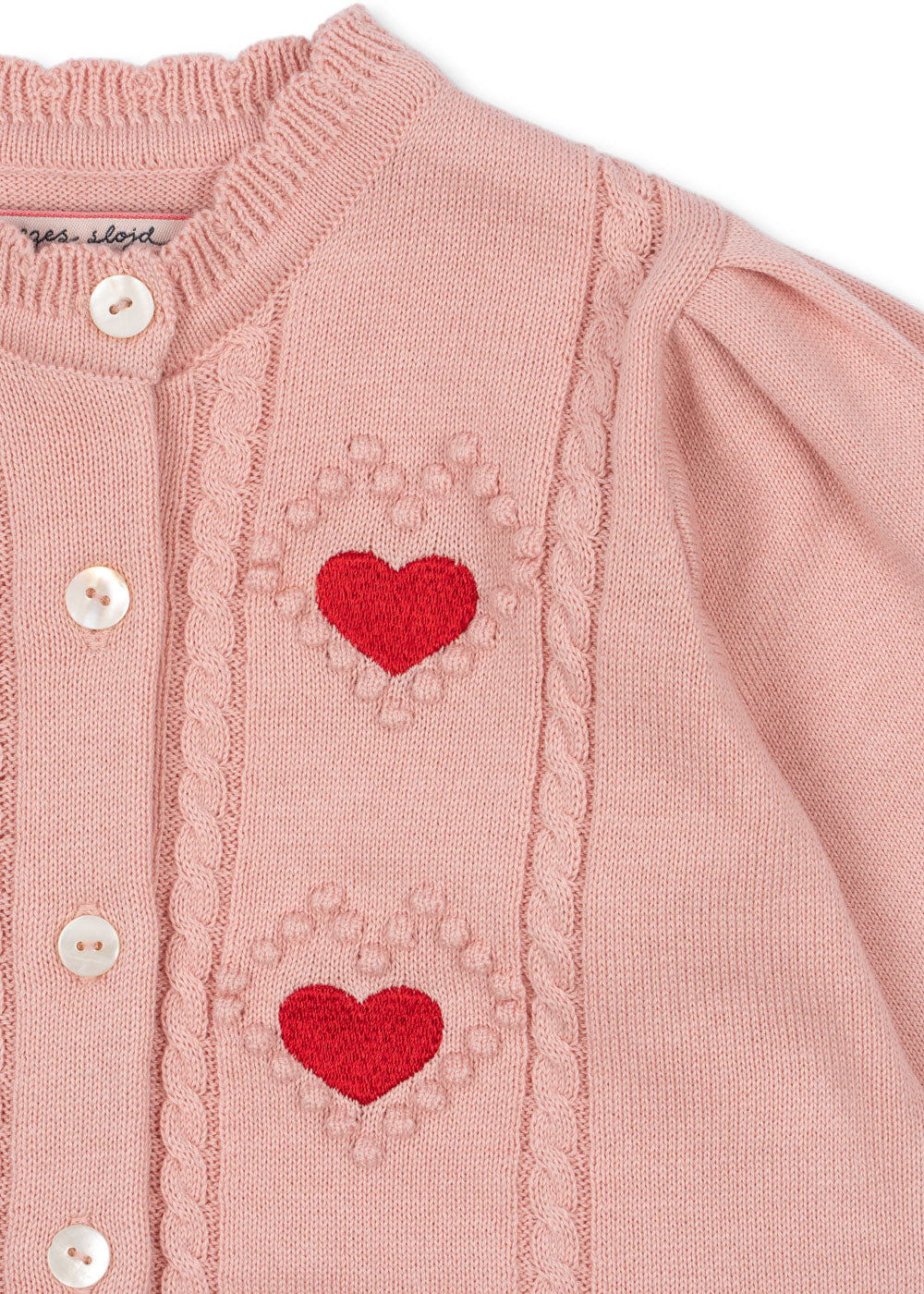 [Konges slojd] Soleil Cardigan Gots - Silver Pink