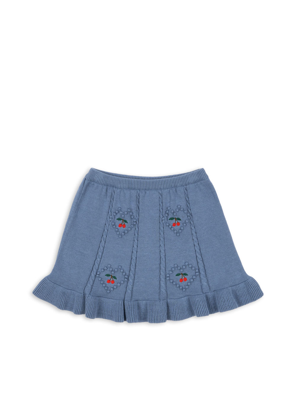 [Konges slojd] Soleil Knit Skirt GOTS - Country Blue