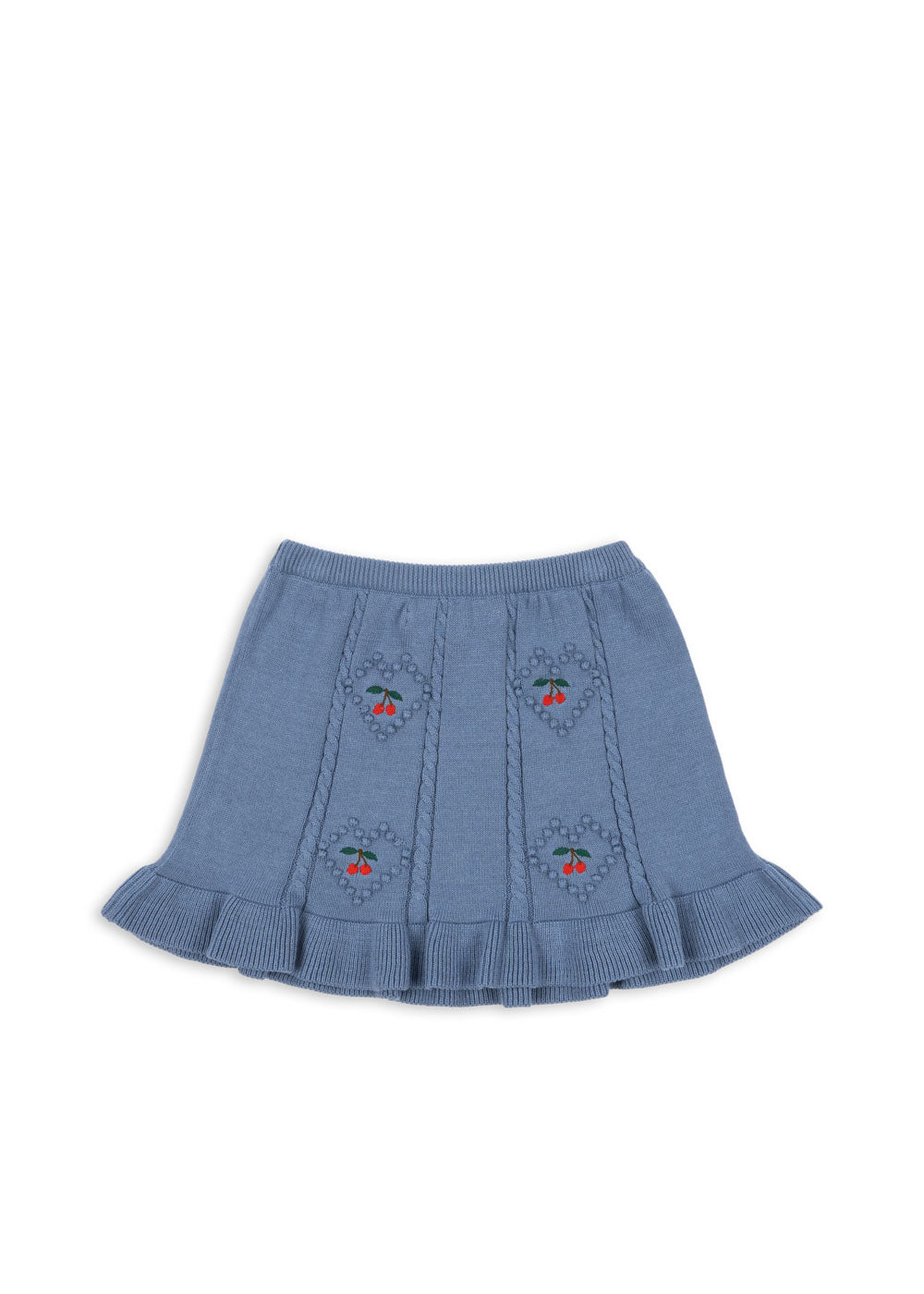 [Konges slojd] Soleil Knit Skirt GOTS - Country Blue