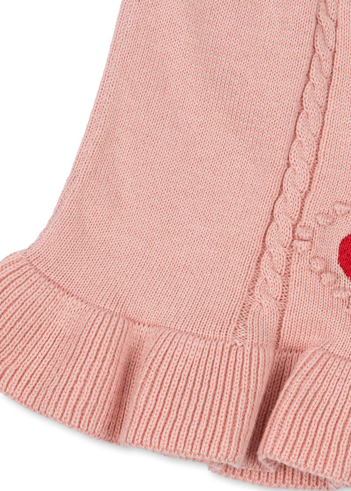 [Konges slojd] Soleil Knit Skirt GOTS - Silver Pink