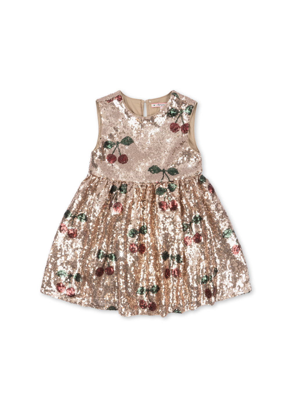 konges slojd sequin dress Starla sequined dress in gold - Konges Slojd