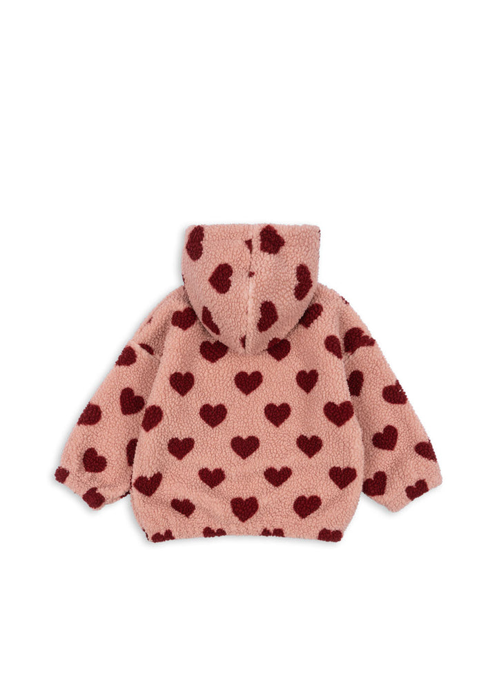 [Konges slojd] Jody Teddy Hoodie Jacket - Coeur Mellow