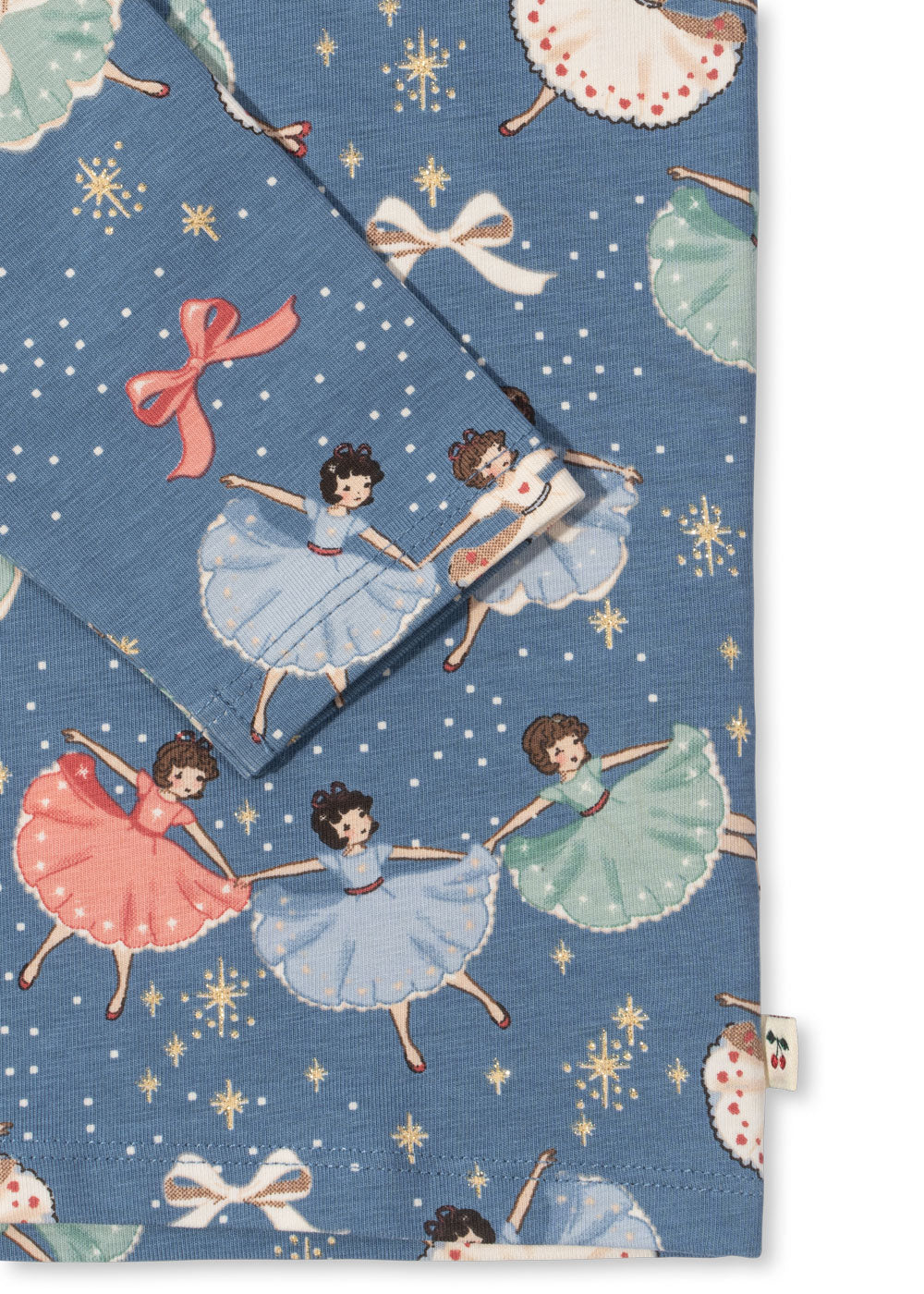 [Konges slojd] Basic Blouse / Pants Set GOTS - Snow Bow Ballerina