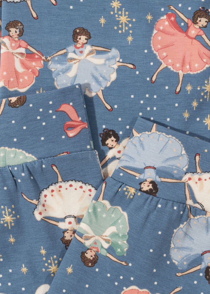 [Konges slojd] Basic Blouse / Pants Set GOTS - Snow Bow Ballerina