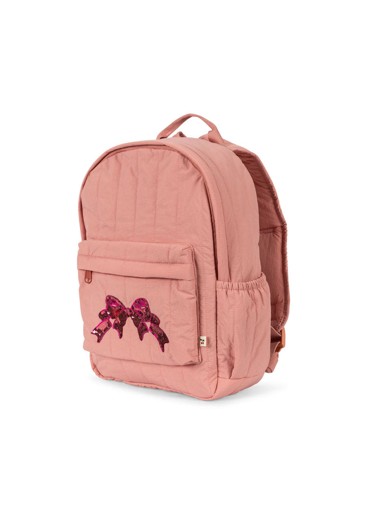 [Konges slojd] Juno Quilted Sequin Backpack - Rose