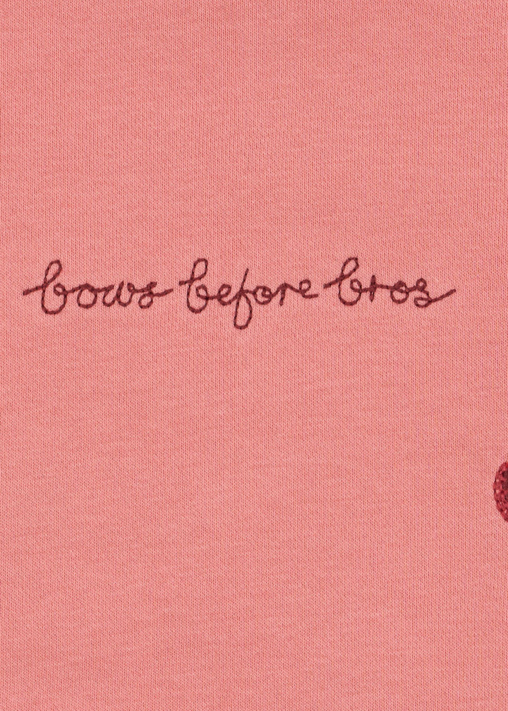 [Konges slojd] Lou Bow Sweat Shirt OCS - Strawberry ICE