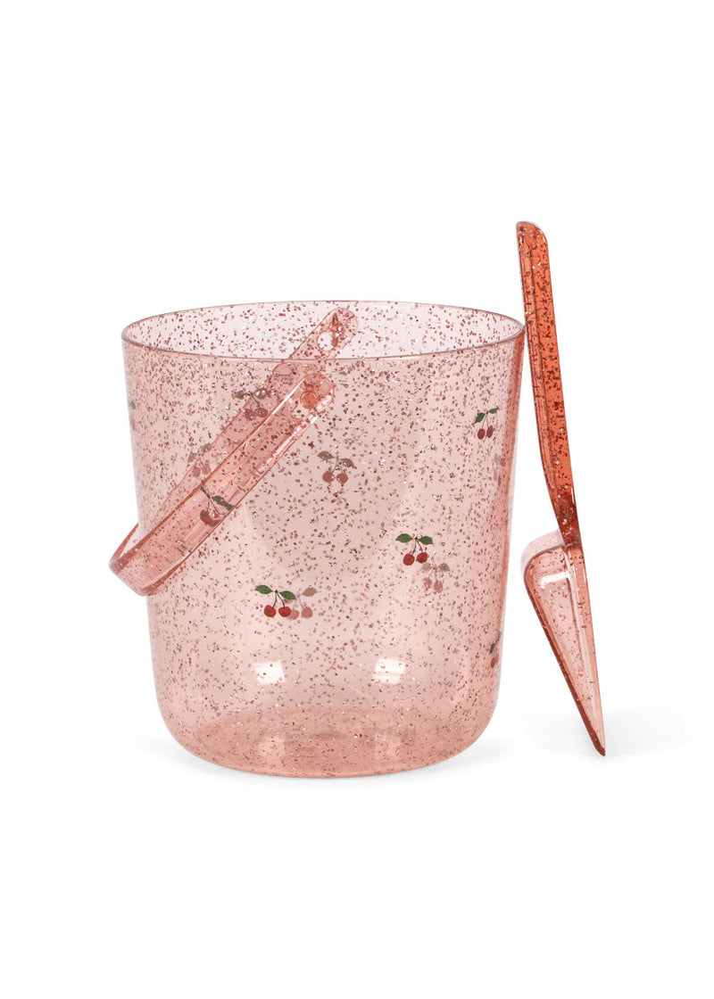 [Konges slojd] Glitter Bucket And Shovel Print - Cherry