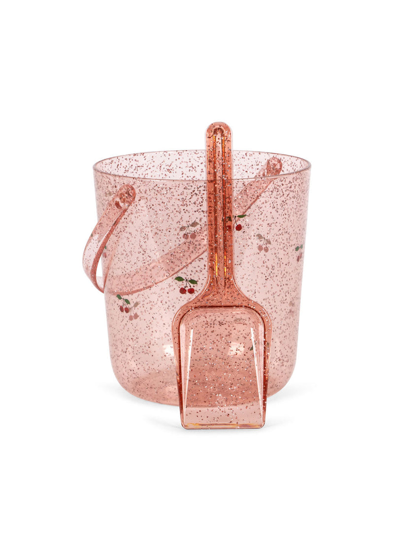 [Konges slojd] Glitter Bucket And Shovel Print - Cherry