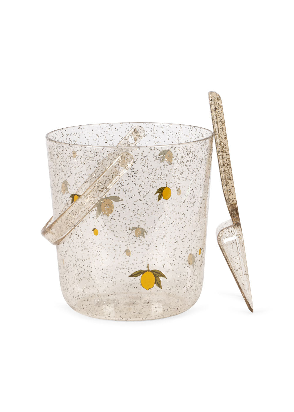[Konges slojd] Glitter Bucket And Shovel Print - Lemon
