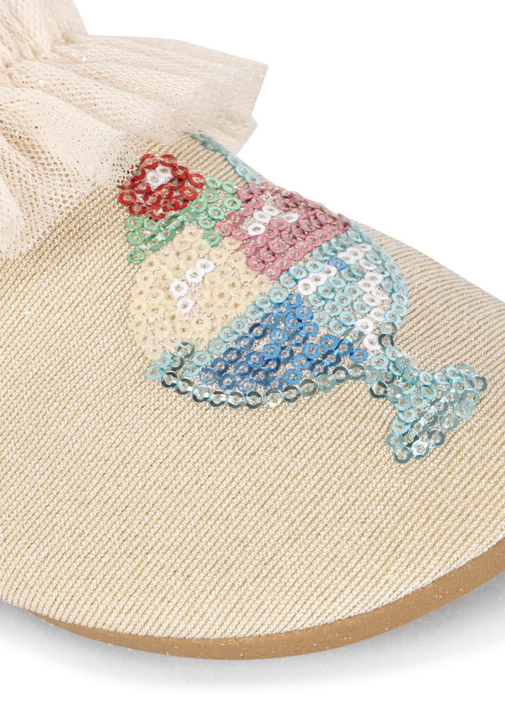 [Konges slojd] Amandine Frill Swim Shoes - Rosewater