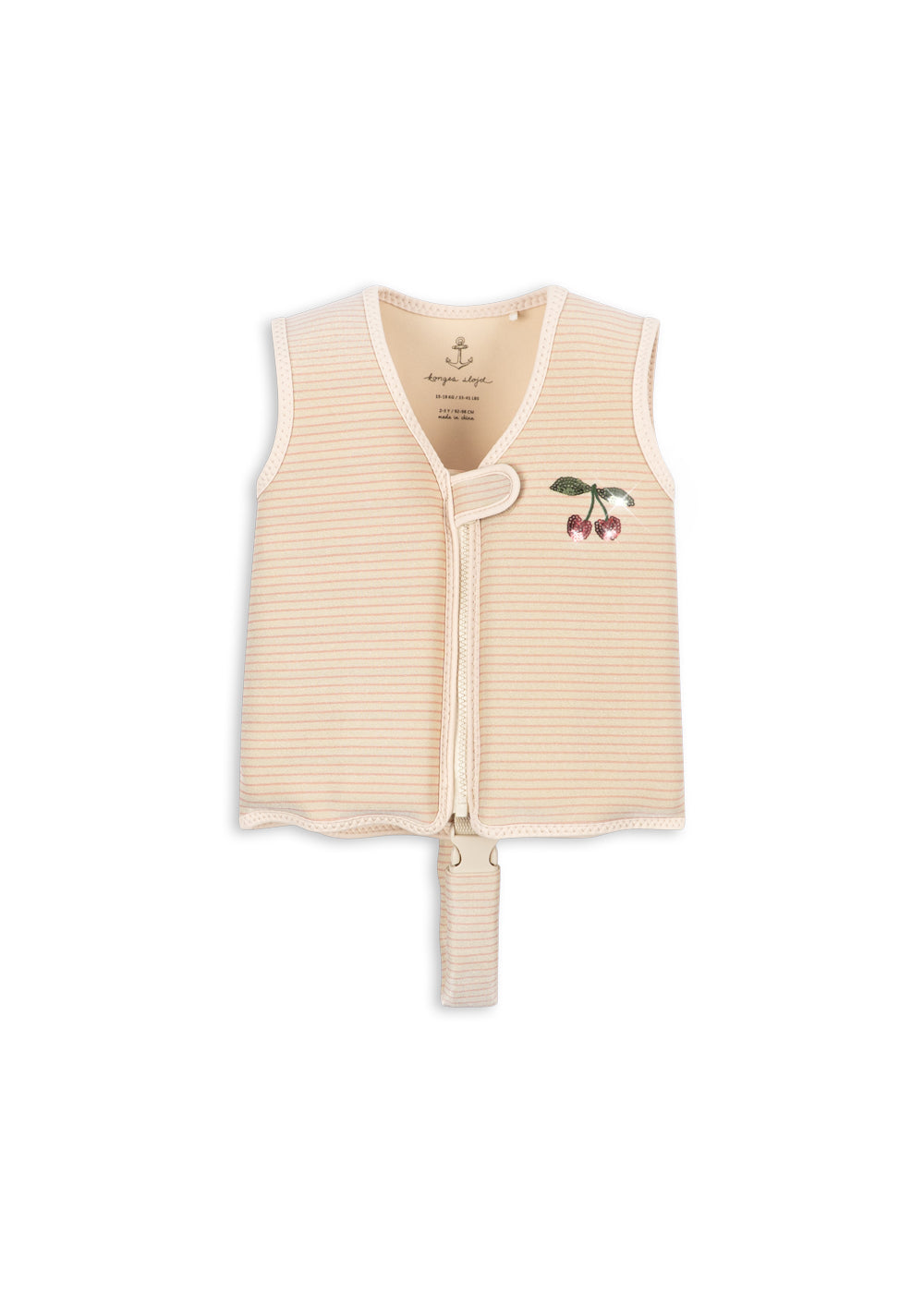 [Konges slojd] Cherry Swim Vest - Rose Stripe