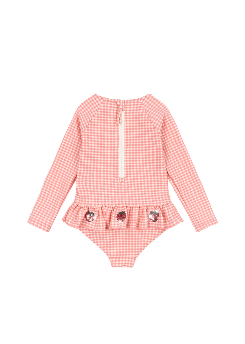 [Konges Slojd] Etta LS Swimsuit - Geranium Pink