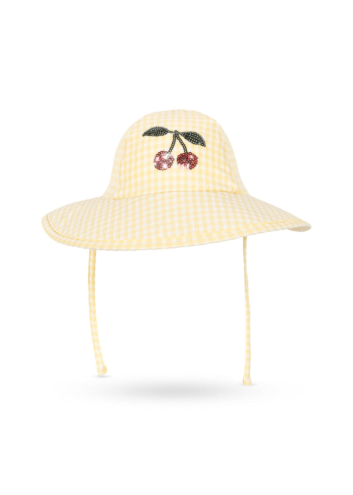 [Konges slojd] Etta Swim Hat - Banana Almond Check