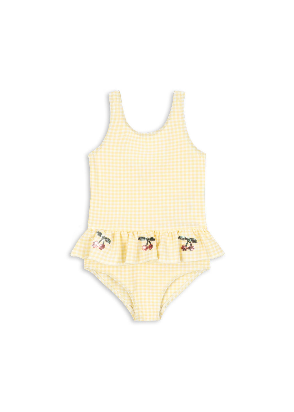 [Konges Slojd] Etta Swimsuit - Banana Almond Check
