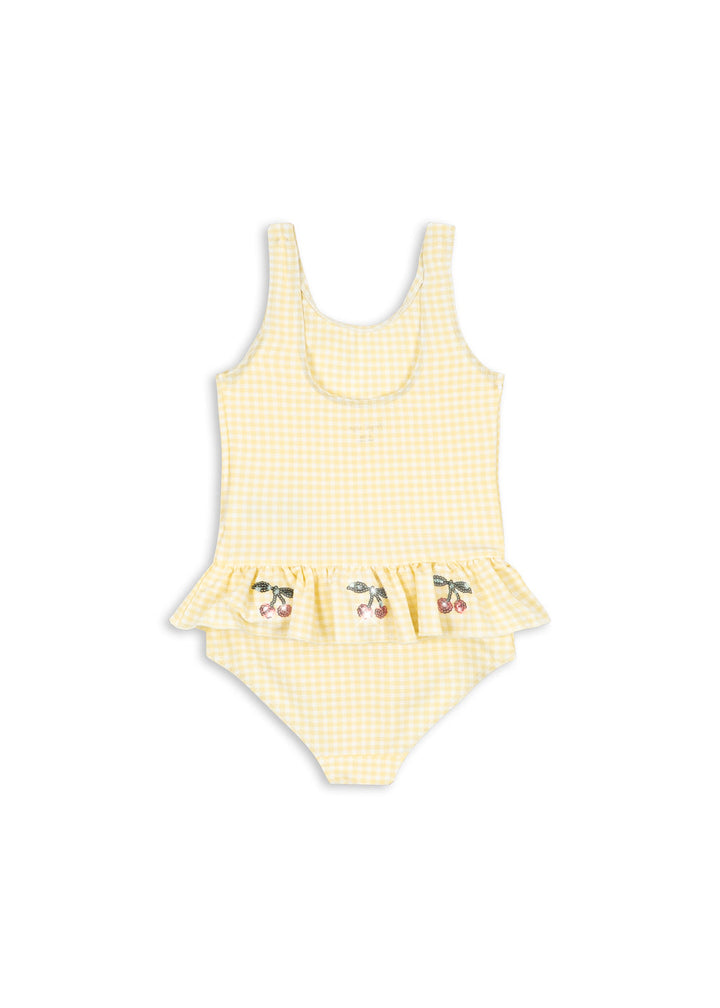 [Konges Slojd] Etta Swimsuit - Banana Almond Check