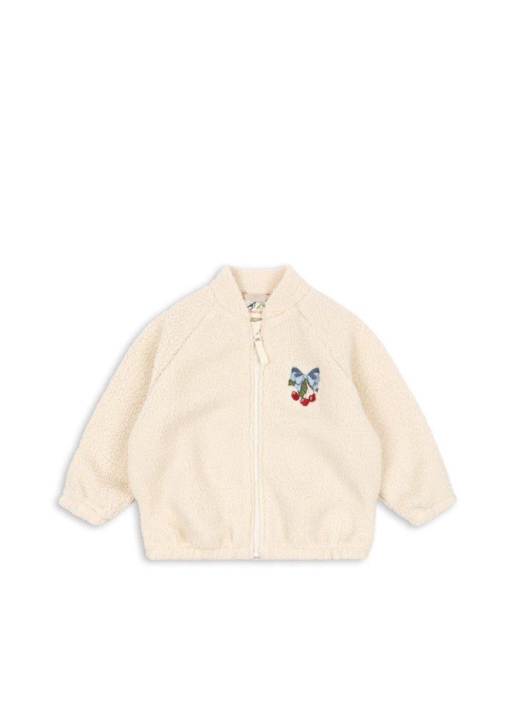 [Konges slojd] Jazz Teddy Jacket - White Smoke