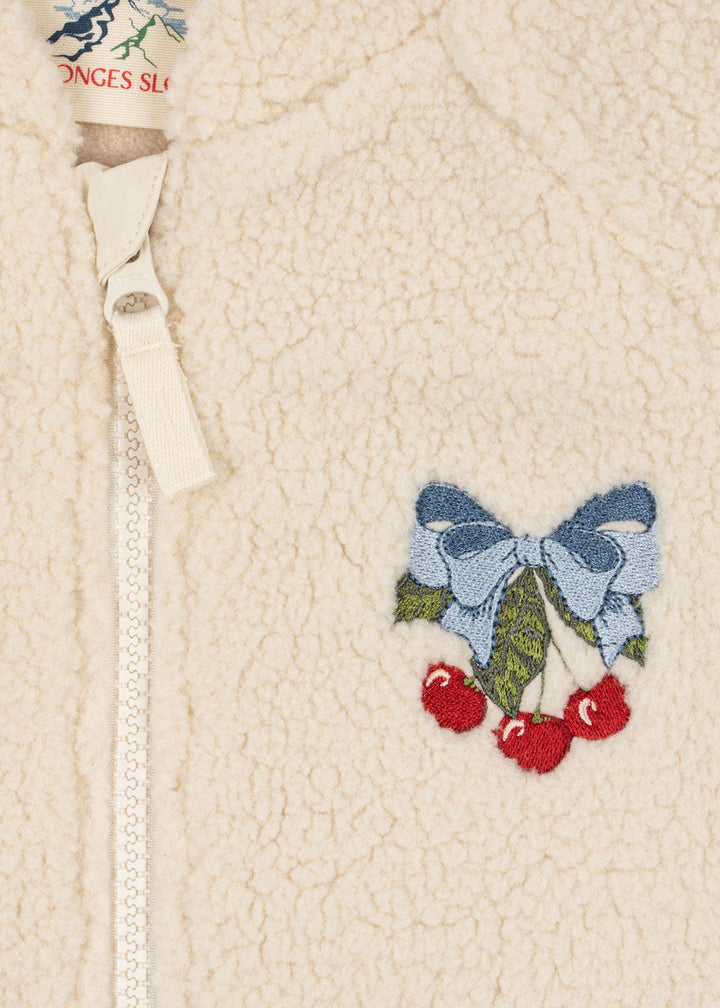 [Konges slojd] Jazz Teddy Jacket - White Smoke