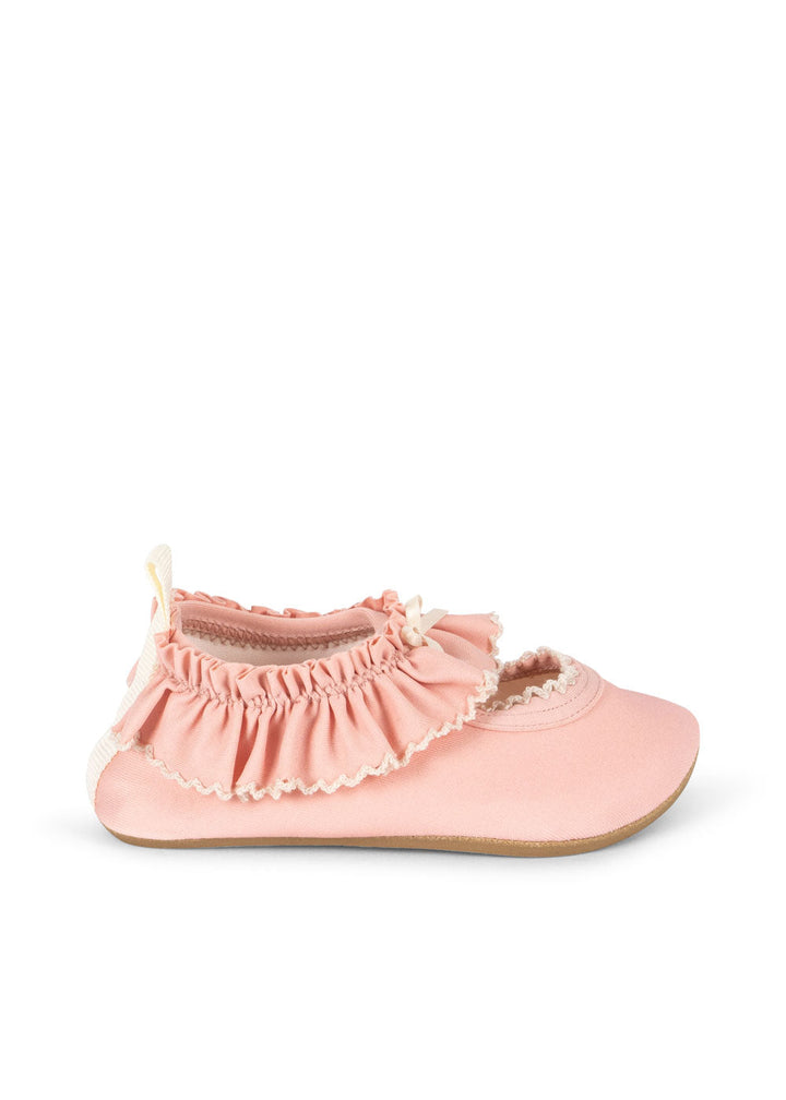 [Konges slojd] Kitty Frill Swim Shoes - Powder Pink