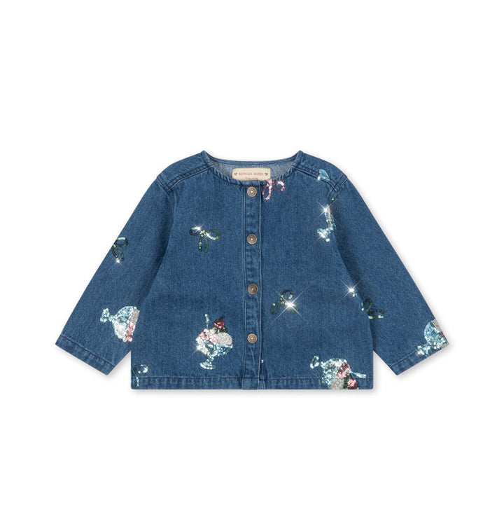 [Konges slojd] Magot Sequin Denim Jacket GRS - Gelato