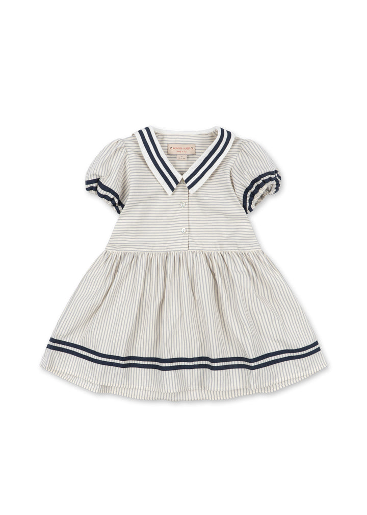 [Konges slojd] Allie Sailor Dress GOTS - Bleu Stripe