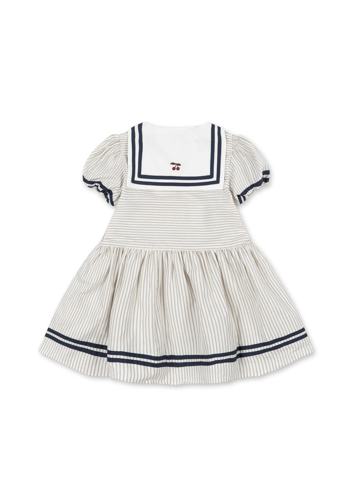 [Konges slojd] Allie Sailor Dress GOTS - Bleu Stripe