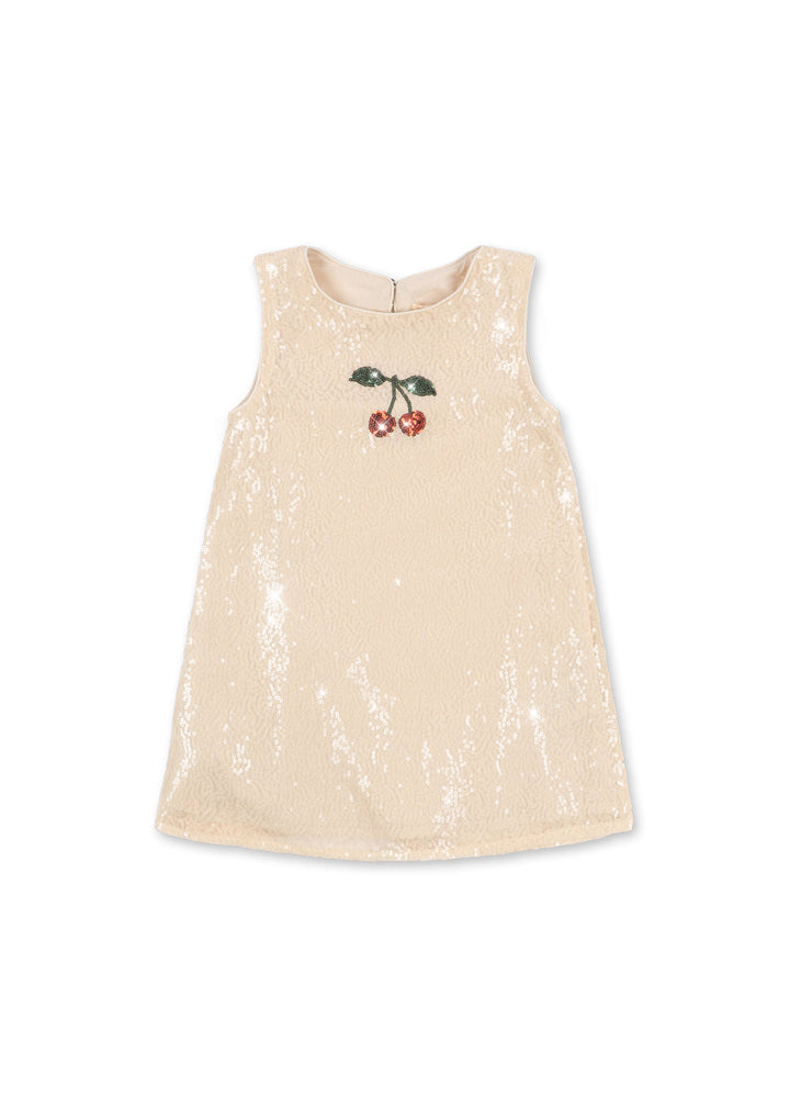 [Konges slojd]Aries Sequin Dress GRS - White Smoke