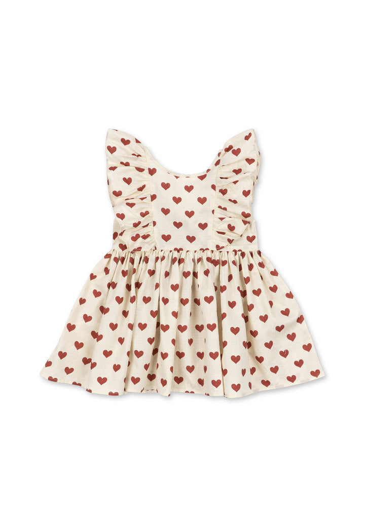 [Konges slojd] Cianna Dress GOTS - Amour Rouge