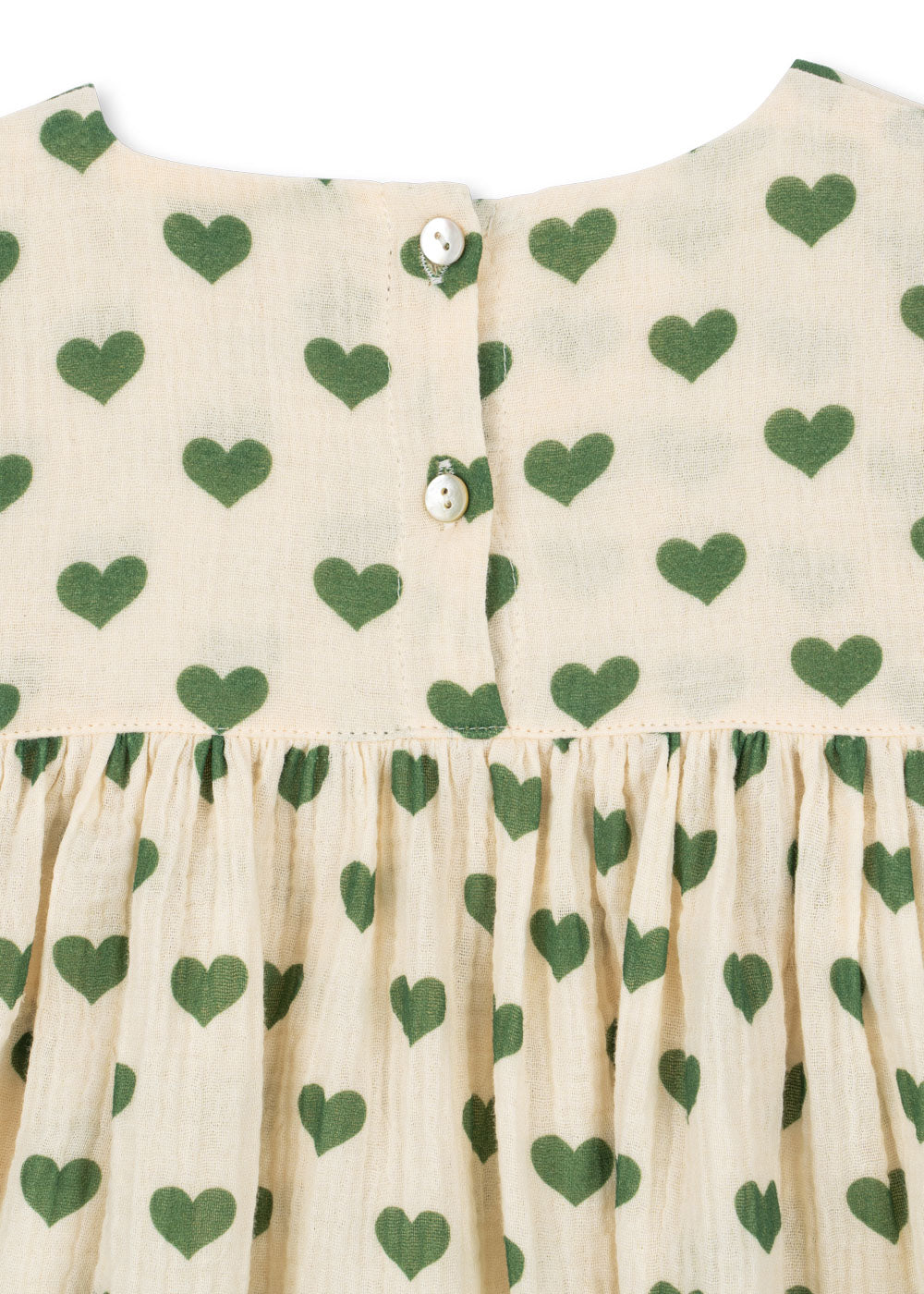 [Konges slojd]Coco Dress GOTS - Amour Verde