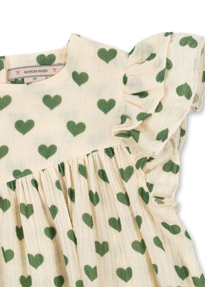 [Konges slojd]Coco Dress GOTS - Amour Verde