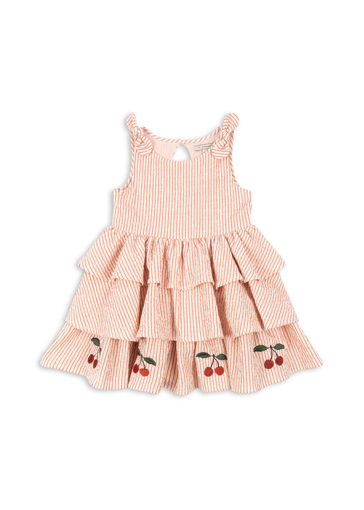 [Konges slojd] Ellie Dress GOTS - Amour Stripe