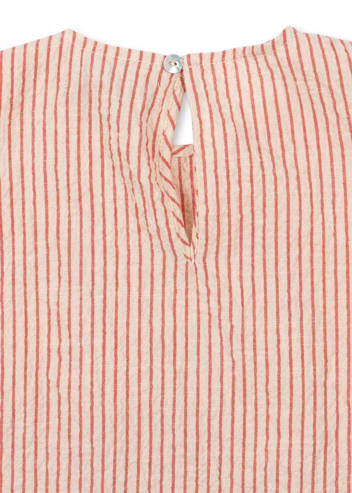 [Konges slojd] Ellie Frill Top GOTS - Amour STripe