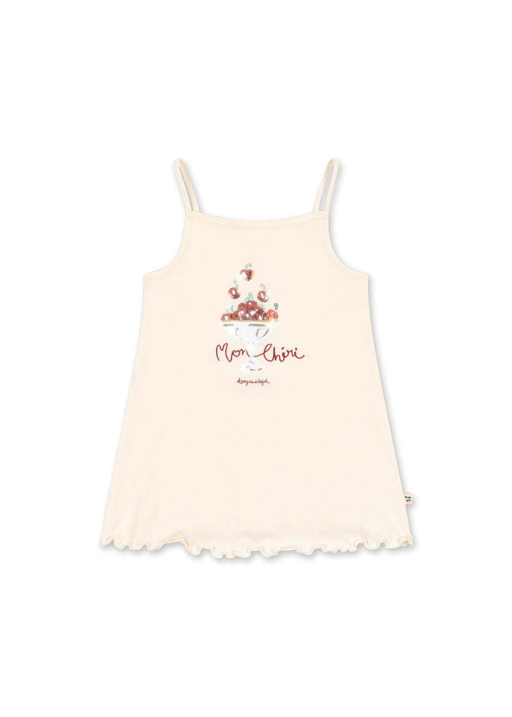 [Konges slojd] Famo Strap Dress GOTS - Ecru