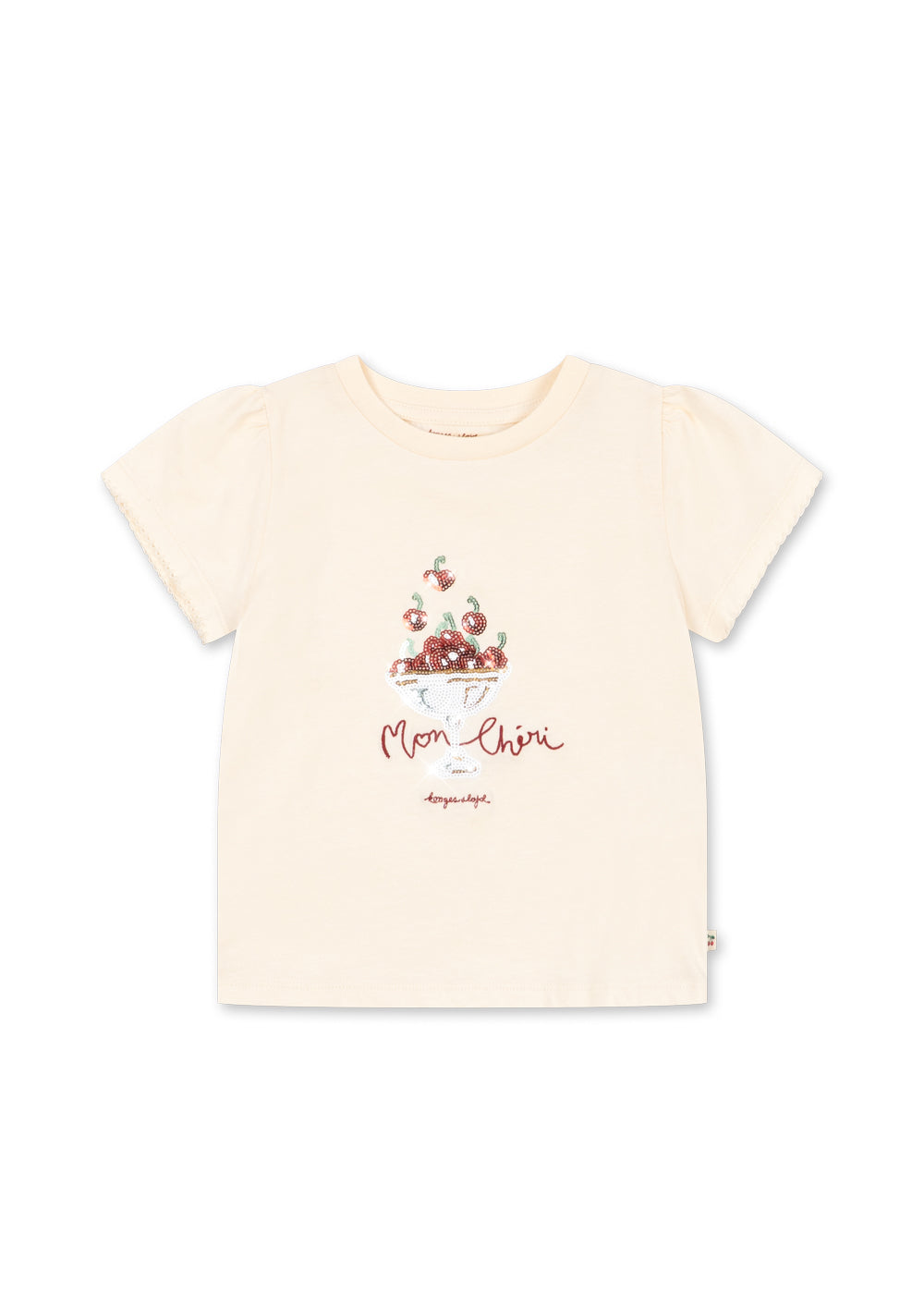 [Konges slojd] Famo Puff Tee GOTS - Ecru