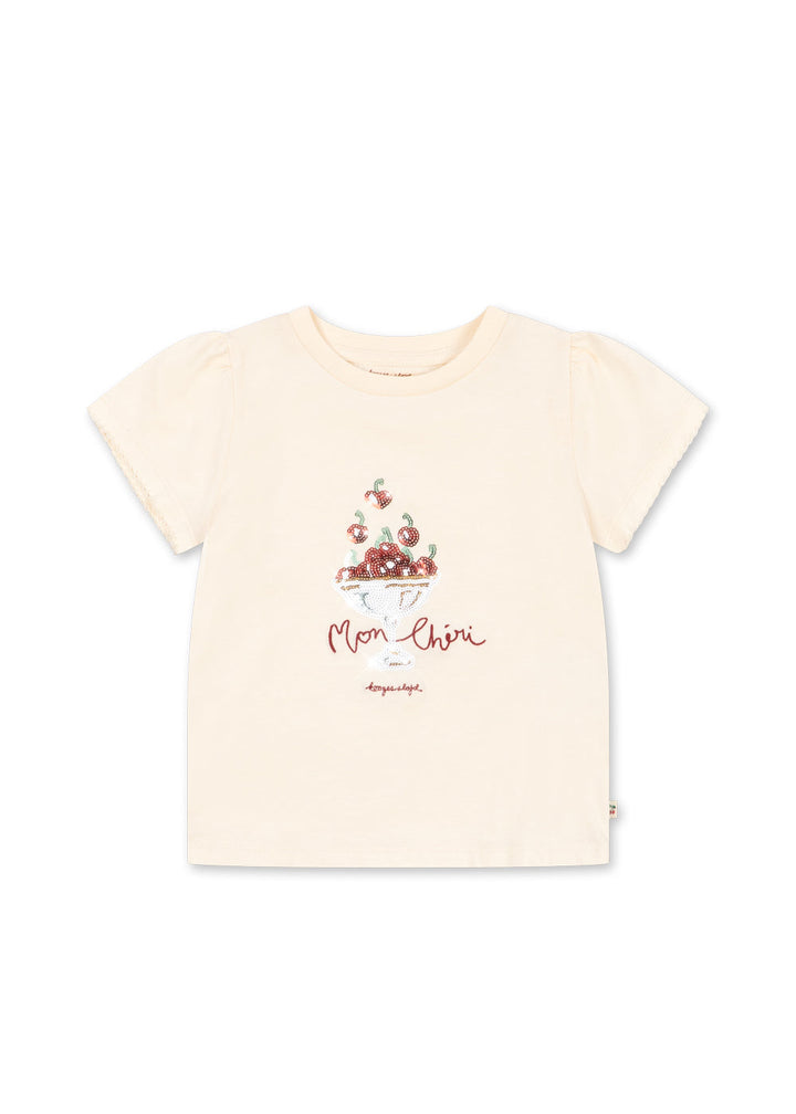 [Konges slojd] Famo Puff Tee GOTS - Ecru