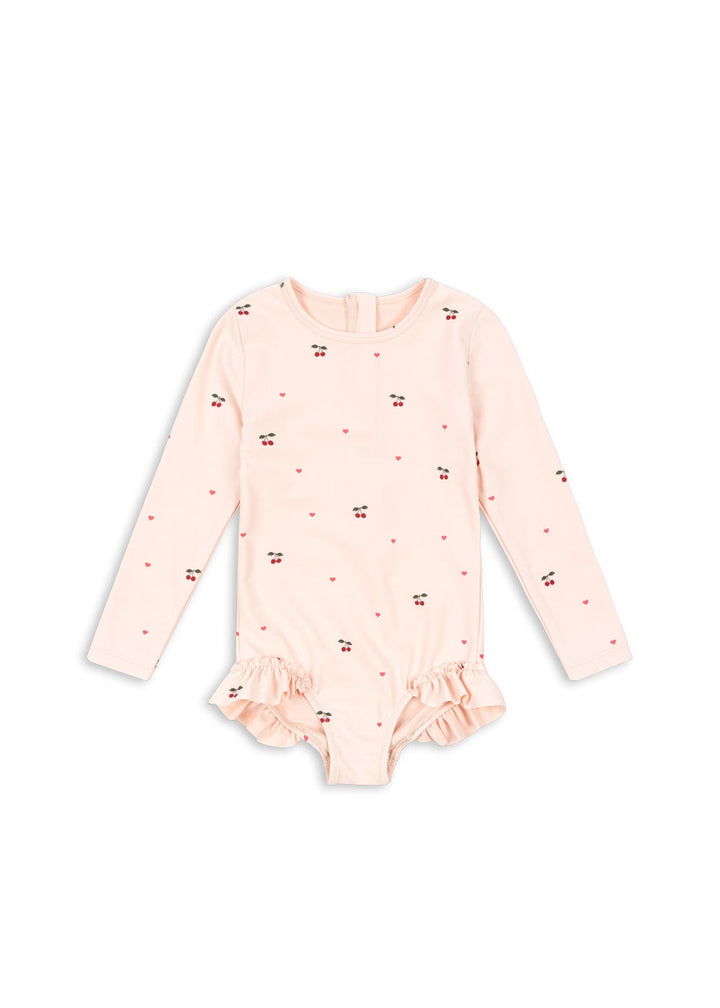 [Konges slojd]Merle LS Swimsuit GRS - Cherry Coeur Rose