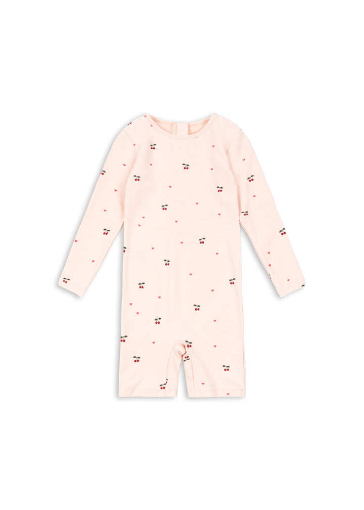 [Konges slojd]Merle Swim Onesie GRS - Cherry Coeur Rose