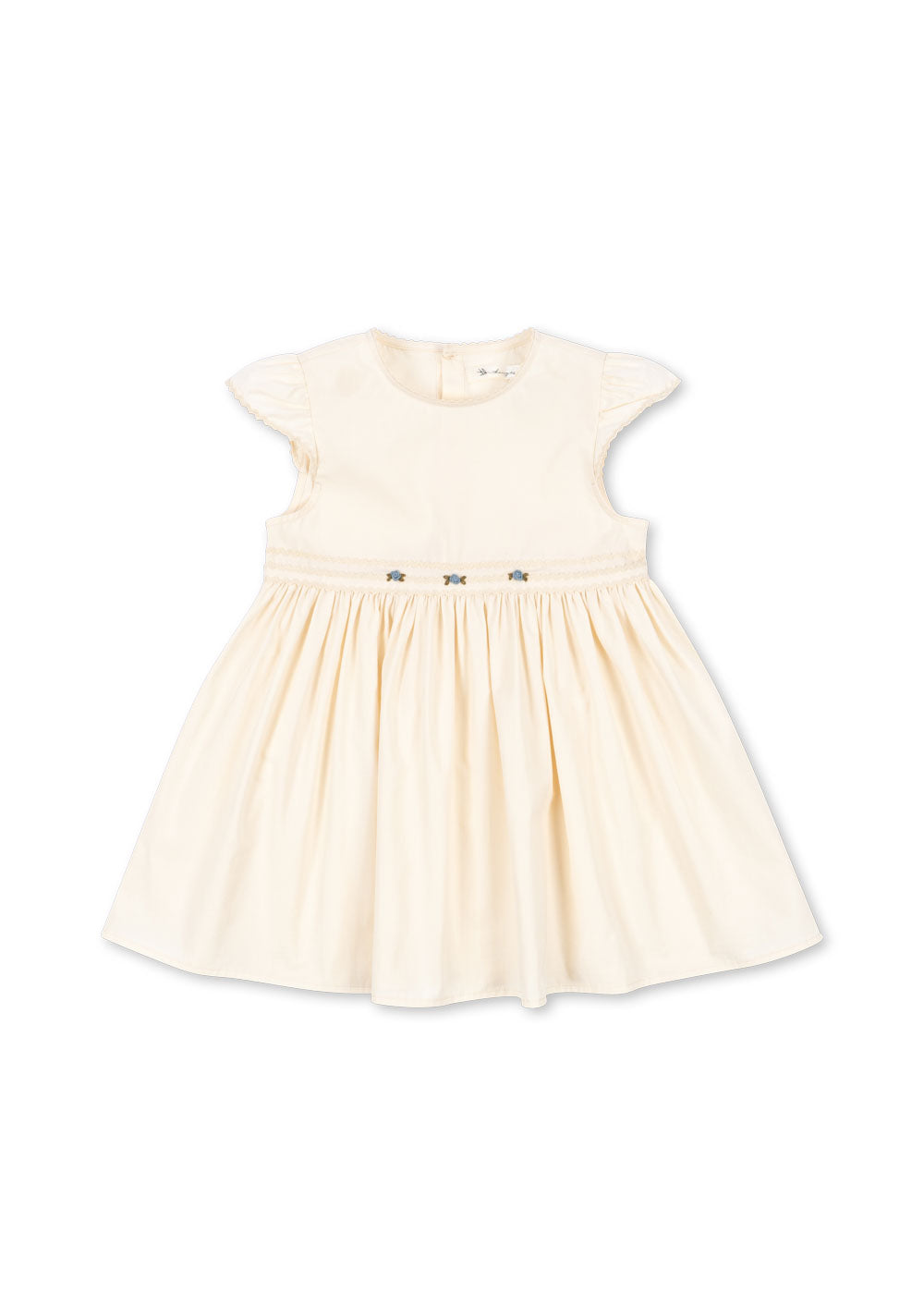 [Konges slojd]Aaliyah Dress GOTS - Eggnog