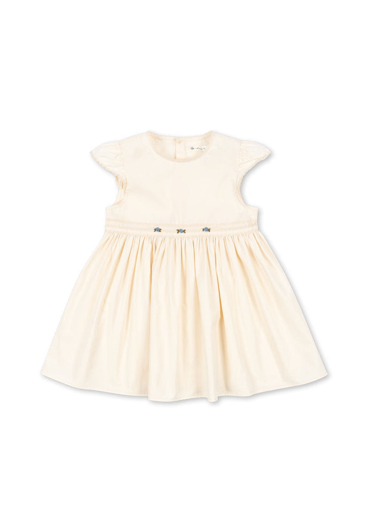 [Konges slojd]Aaliyah Dress GOTS - Eggnog