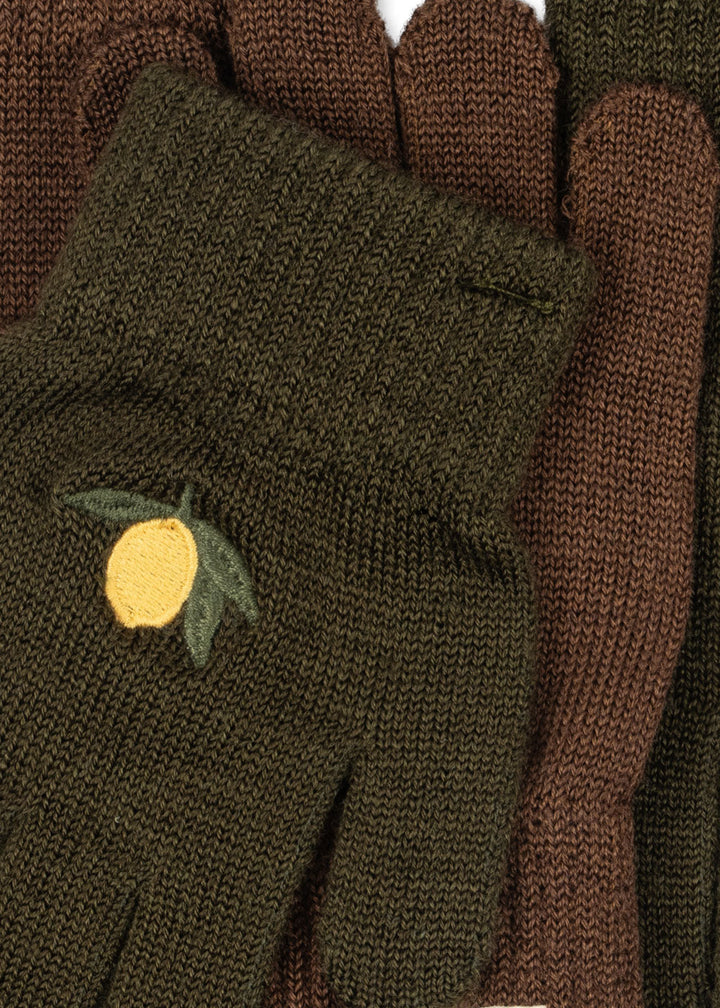 [Konges slojd] 2pack Filla Gloves - Kombu Green