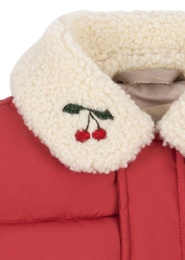 [Konges slojd]Alpi Collar Jacket - Cardinal