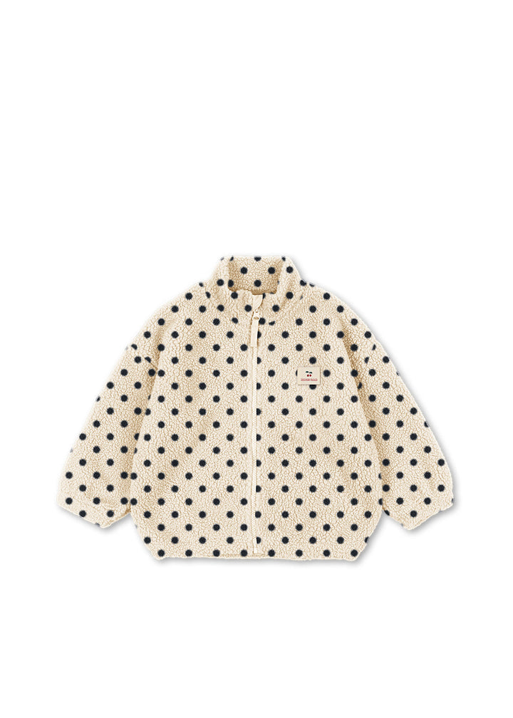 [Konges slojd]Jody Embroidery Teddy Jacket - Dot Lumiere