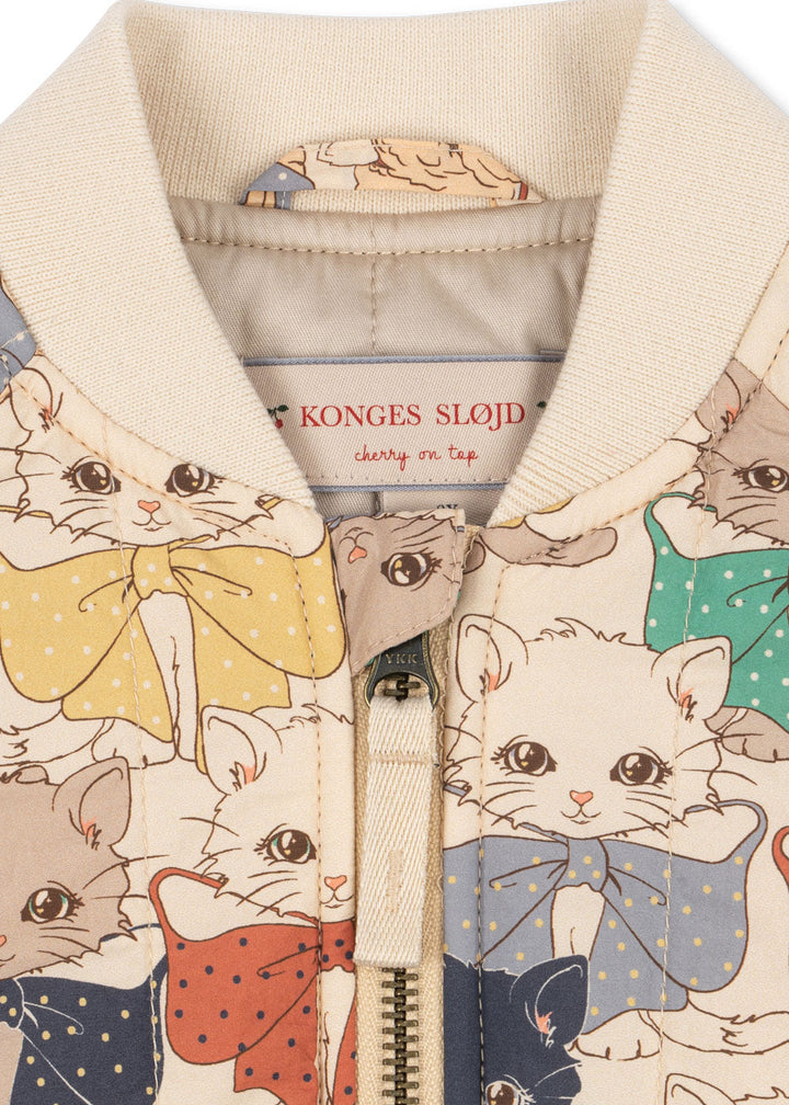 [Konges slojd]Juno Printed Bomber Jacket - Like Cats And Dogs