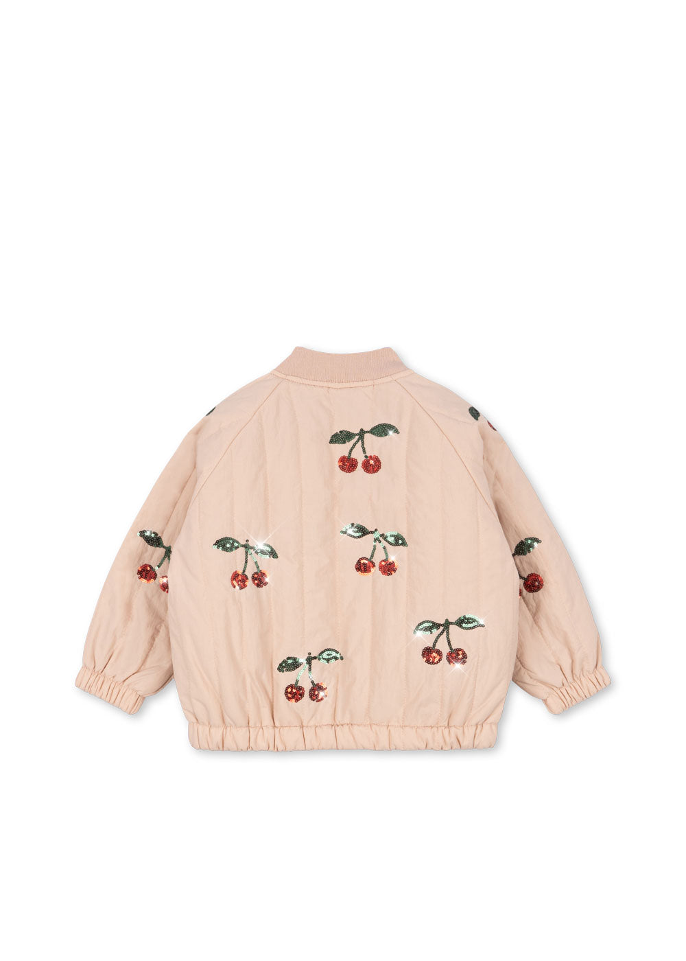 [Konges slojd]Juno Sequin Bomber Jacket - Cameo Rose