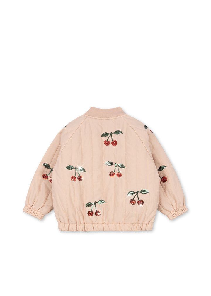 [Konges slojd]Juno Sequin Bomber Jacket - Cameo Rose
