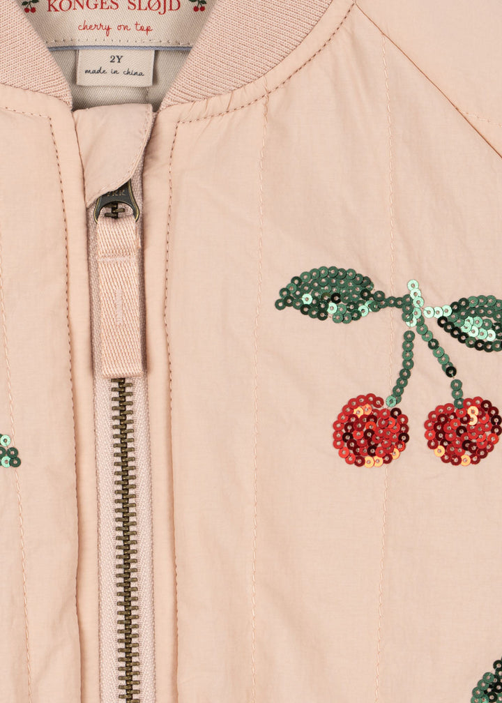 [Konges slojd]Juno Sequin Bomber Jacket - Cameo Rose