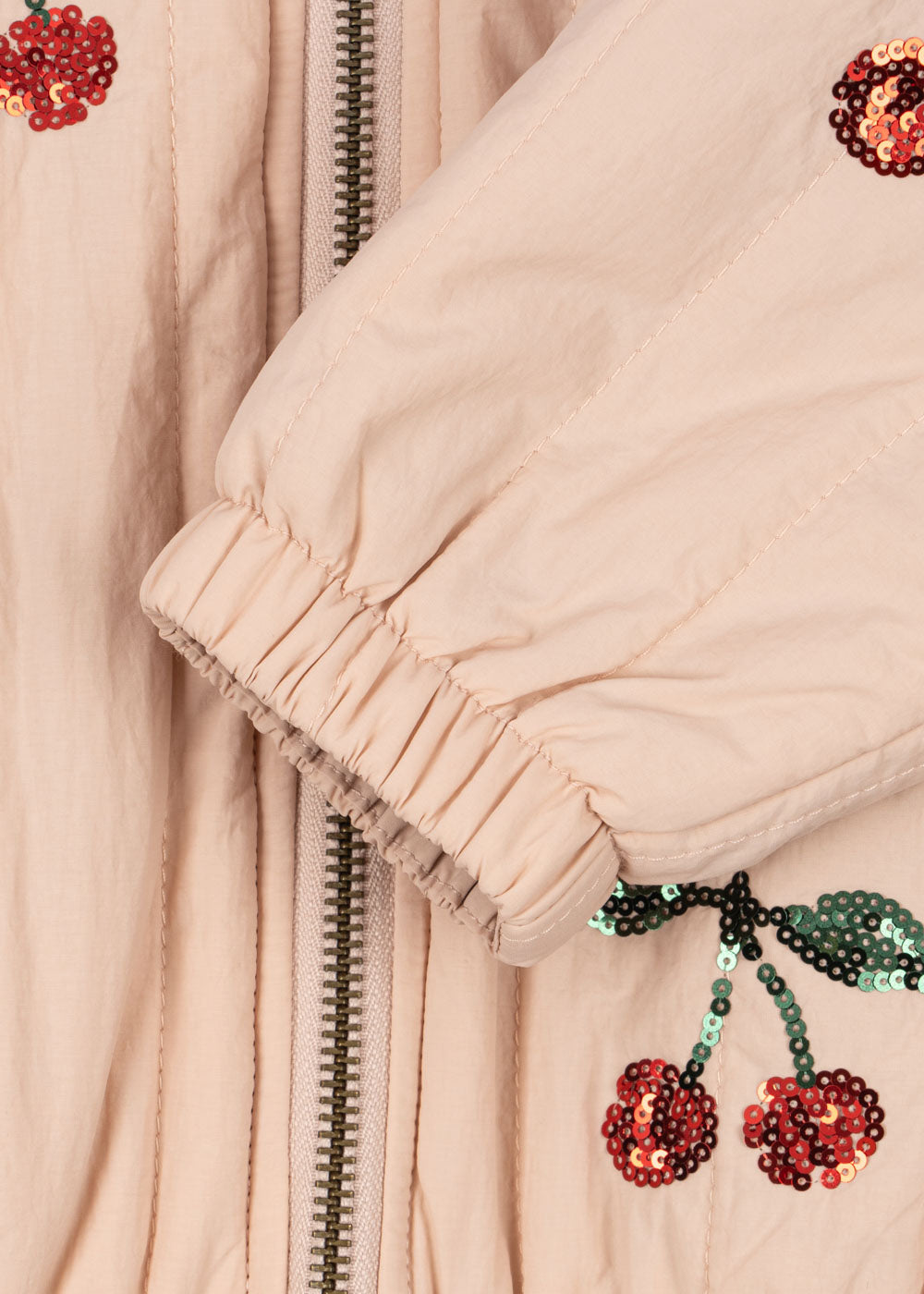 [Konges slojd]Juno Sequin Bomber Jacket - Cameo Rose